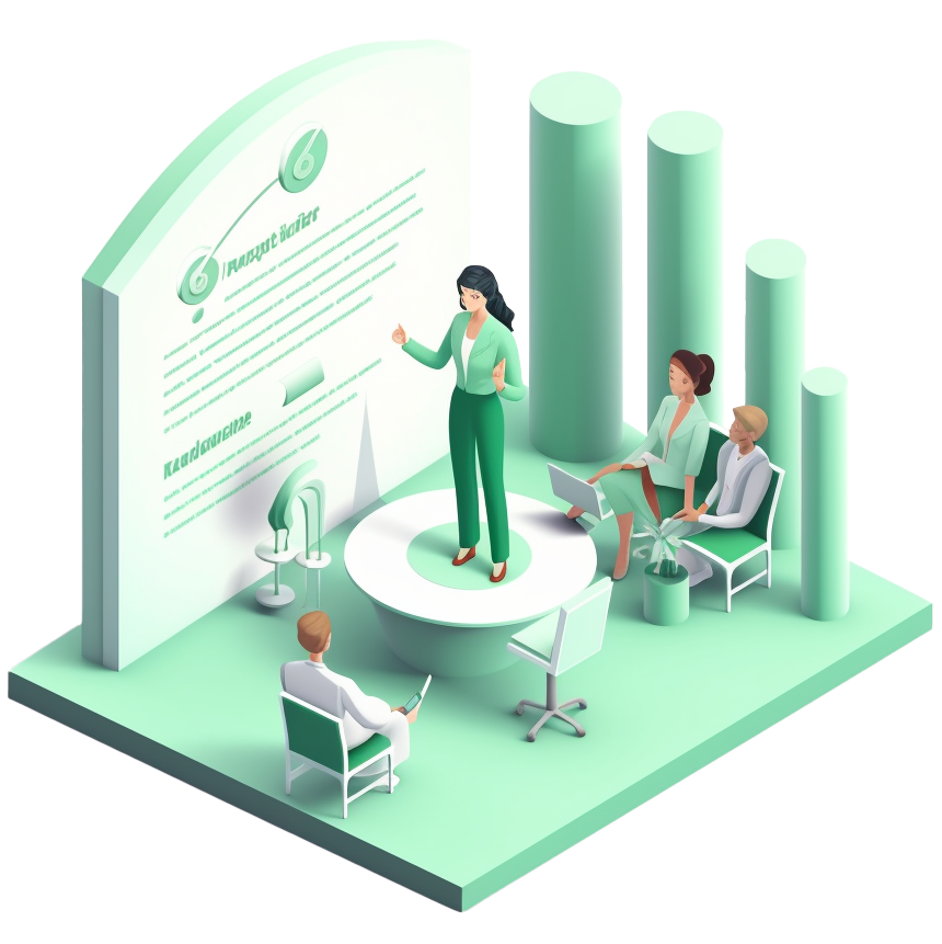 Business Analyst CompuSafe Isometrische Illustration