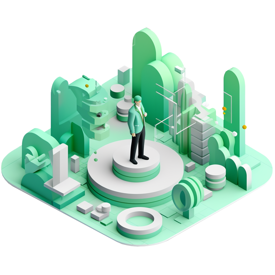 Process Manager CompuSafe Isometrische Illustration