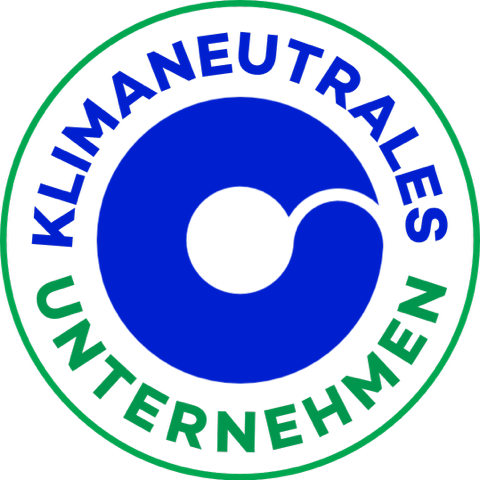 Klimaneutrales Unternehmen Logo Nachhaltigkeit