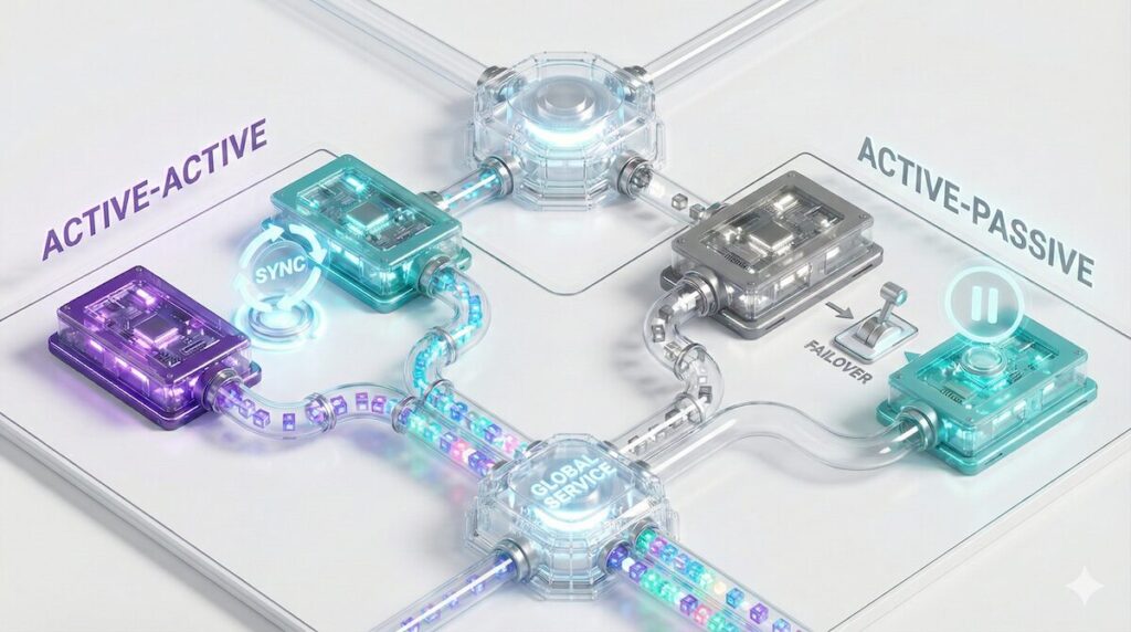 Multi-Cloud: Strategische Notwendigkeit statt technischer Option - Symbolbild zeigt elektronische Devices, die über gläserne Röhren verbunden sind und einzelne Clouds darstellen